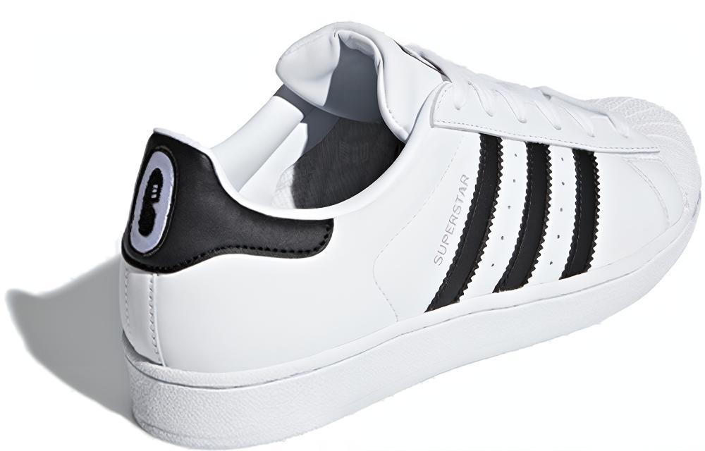 Женские кеды adidas originals Superstar (молочно-белые) — фото 3