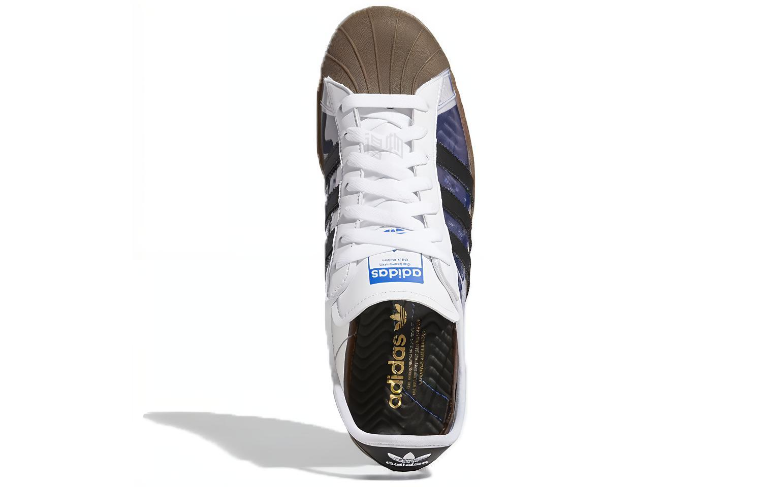 Мужские кеды adidas x Blondey McCoy Superstar 80s (белые) — фото 4
