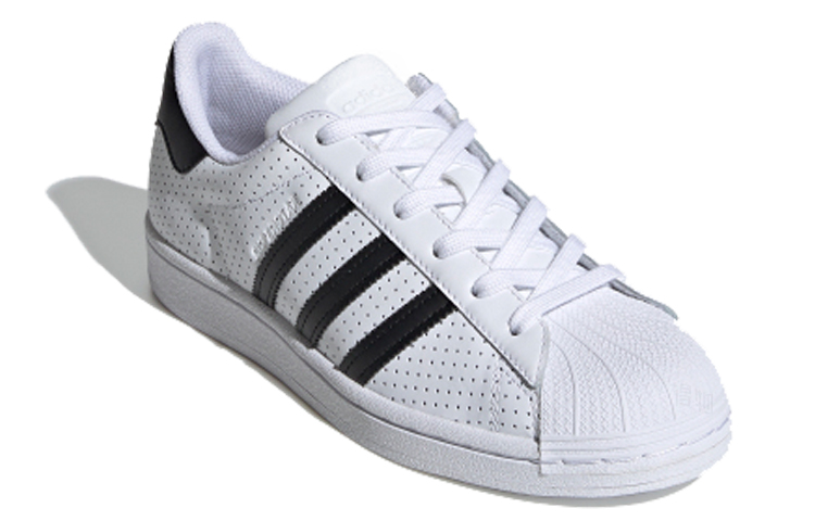 Женские кеды adidas originals SUPERSTAR (черный / белый) — Чёрный / белый — фото 2