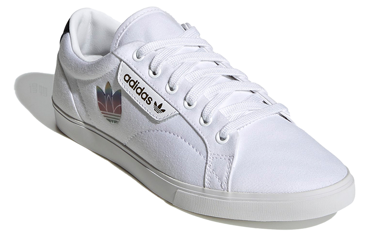 Женские кеды adidas originals Sleek (бело-цветные) — фото 3