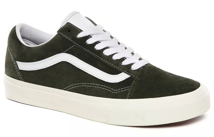 Кеды Vans Old Skool (темно-зеленые) — фото 3