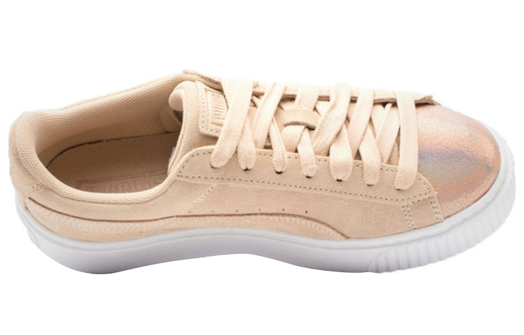 Женские кеды PUMA Platform Suede Platform LunaLux (серые) — фото 3