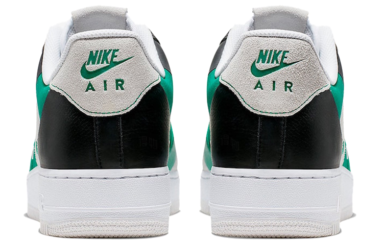 Мужские кроссовки Nike Air Force 1 (серо-зеленые) — Серый / зелёный — фото 4
