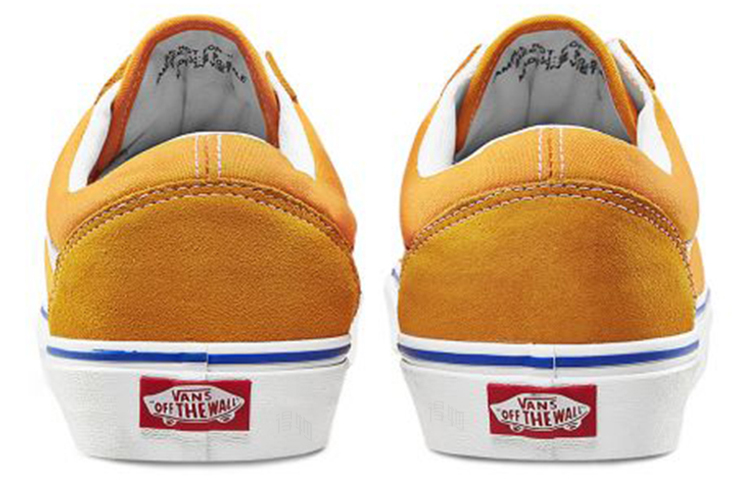 Кеды Vans Old Skool (желто-белые) — фото 4