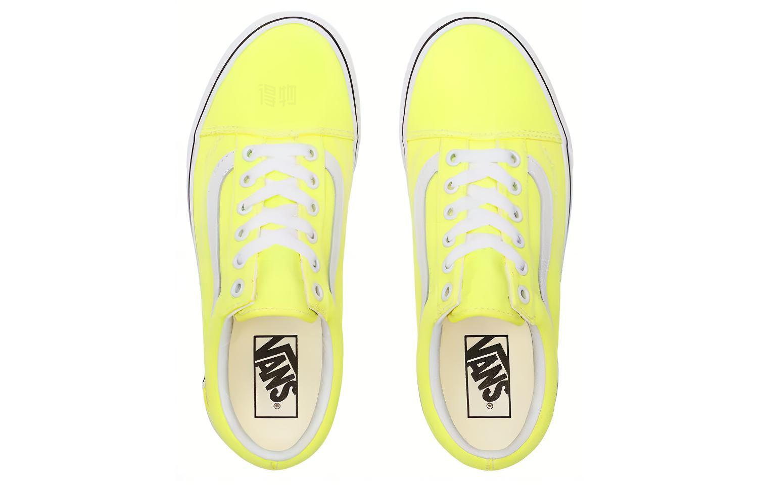 Кеды Vans Old Skool Neon (желтый) — фото 4