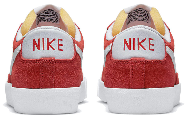 Мужские кеды Nike Blazer '77 "Red Clay" (красно-белые) — Красный / белый — фото 5