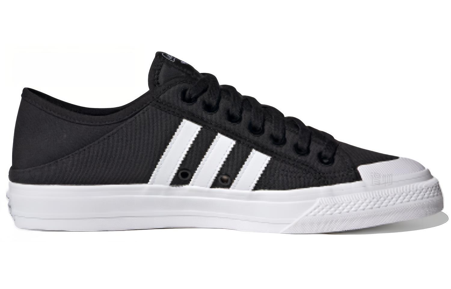 Кеды adidas originals Nizza Collapsible Lo (черно-белые) — фото 2