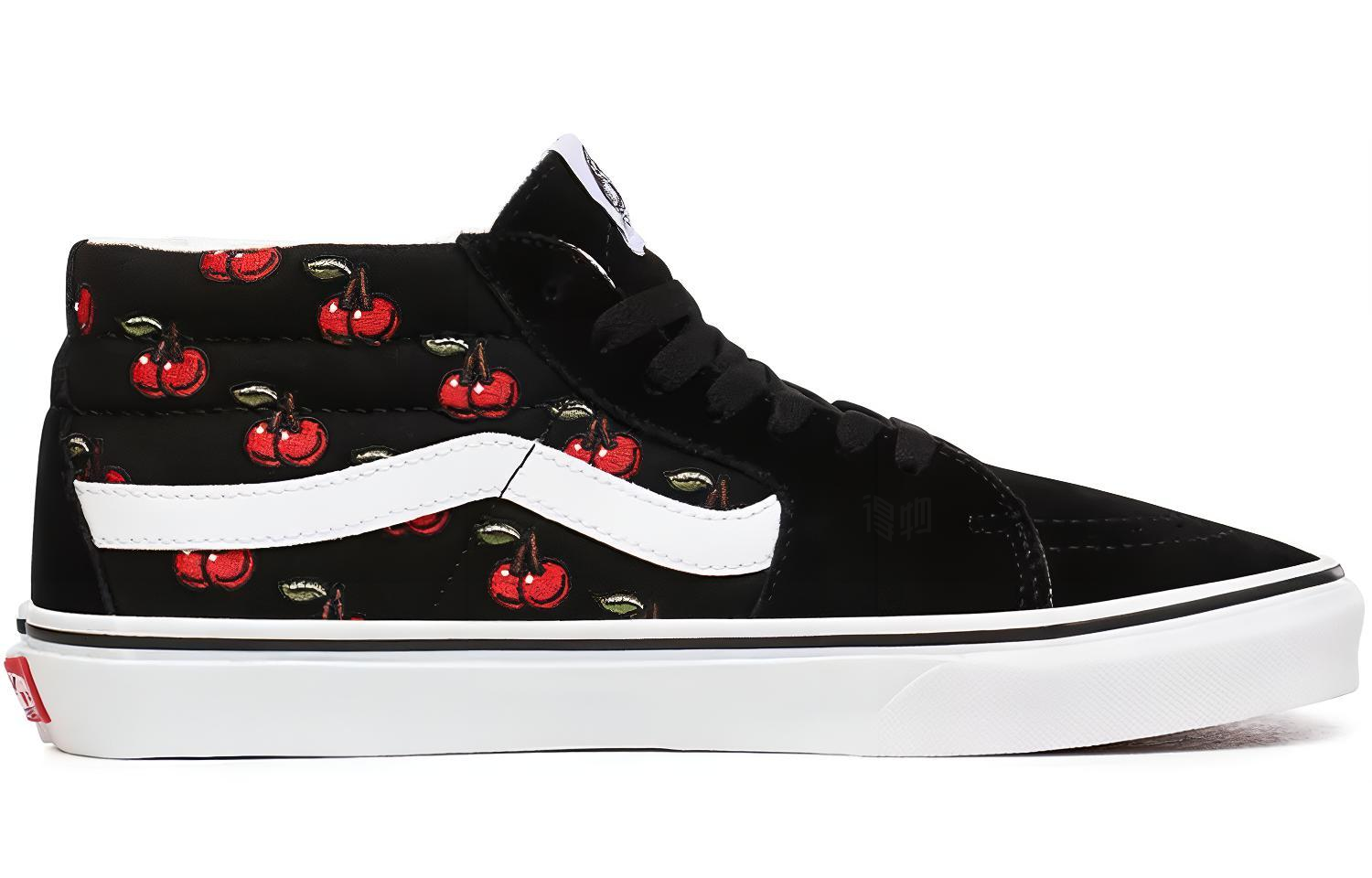 Кеды Vans SK8 (черно-красный) — Чёрныйкрасный — фото 2
