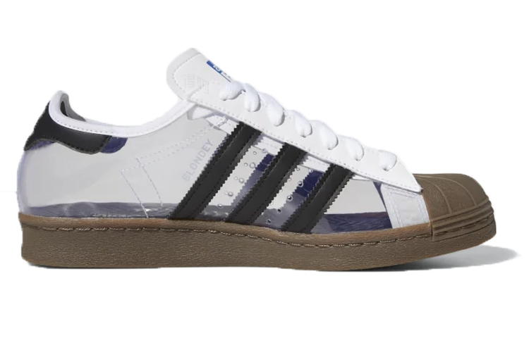 Мужские кеды adidas x Blondey McCoy Superstar 80s (белые) — фото 2