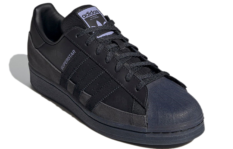 Кеды adidas originals SUPERSTAR (черно-серо-синие) — фото 3