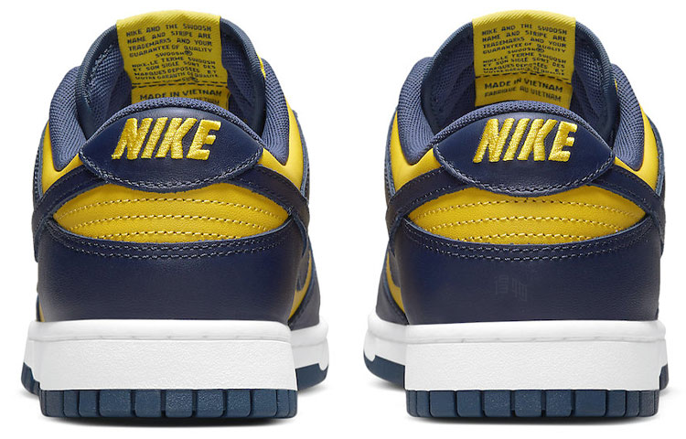 Кроссовки Nike Dunk Retro "Varsity Maize" (сине-желтые) — Синий / жёлтый — фото 5