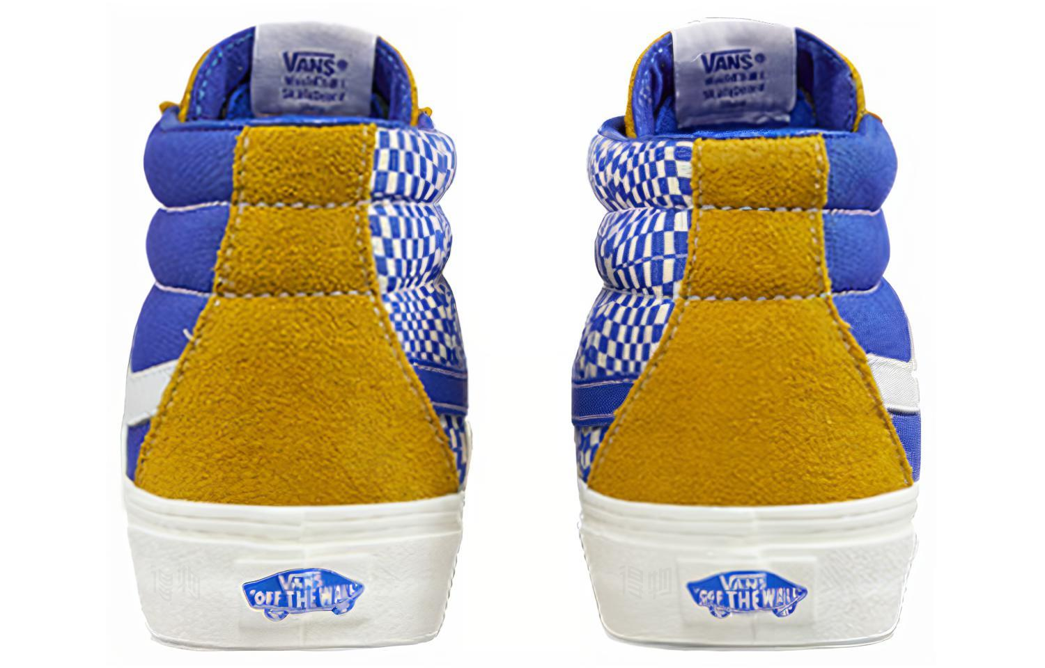 Кеды Vans SK8 (желто-синие) — фото 4