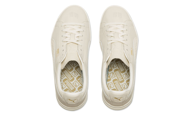 Кеды PUMA Zapatillas Court Star FS Premium (бело-серые) — Белый / серый — фото 4