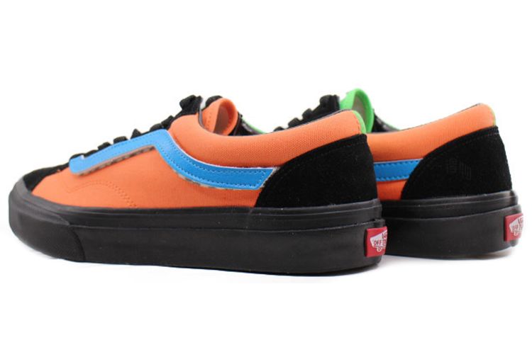 Кеды Vans Old Skool (оранжево-черно-зеленые) — фото 3