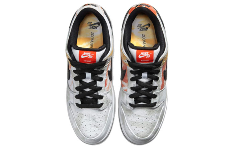 Кеды Nike Dunk SB Pro QS "Roswell Raygun" (бело-оранжевый) — фото 4