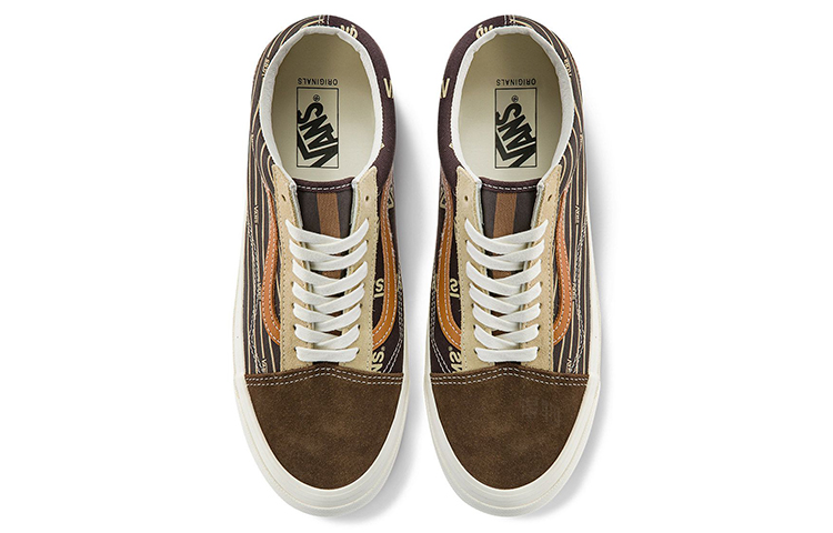 Кеды Vans Old Skool OG LX (коричневые) — Коричневый — фото 3
