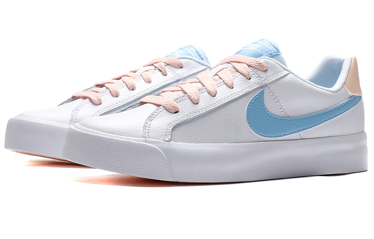 Женские кеды Nike Court Royale AC (сине-бело-розовые) — фото 3
