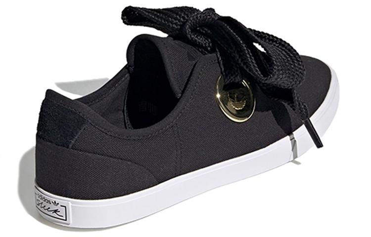 Женские кеды adidas originals Sleek Lo (черные) — фото 4