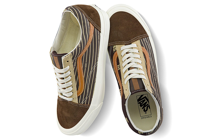 Кеды Vans Old Skool OG LX (коричневые) — Коричневый — фото 4