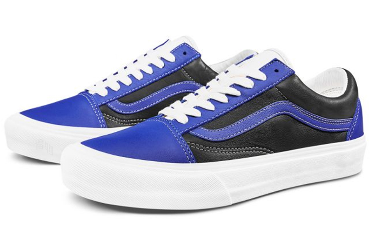 Кеды Vans Old Skool Vlt Lx (черно-синие) — фото 2