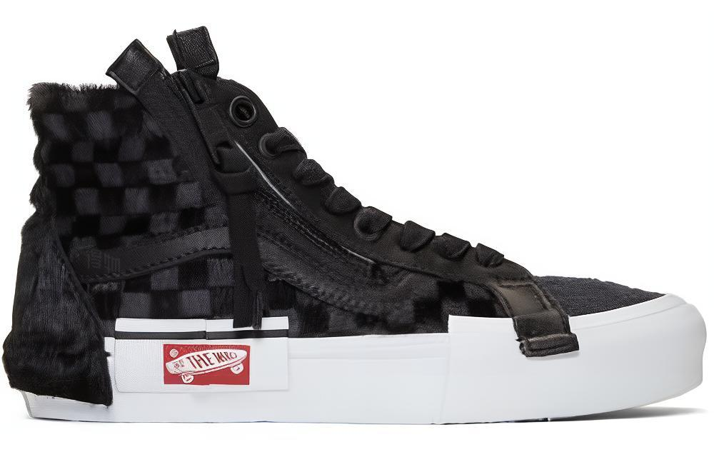 Кеды Vans SK8 Cap LX (черно-белые) — Чёрный / белый — фото 2