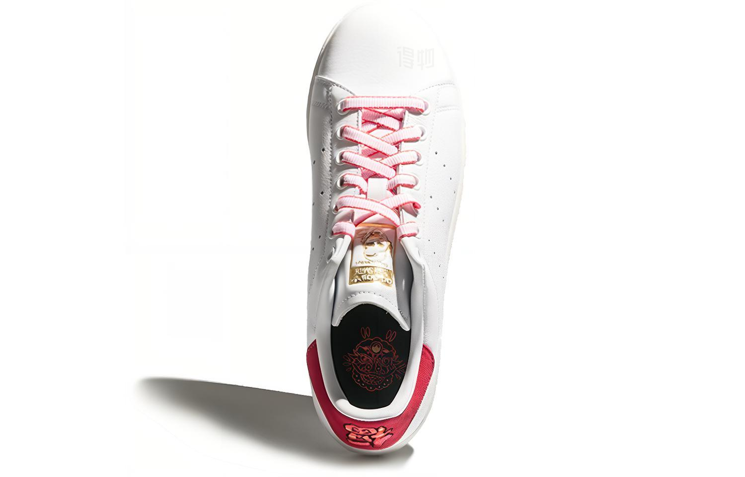 Кроссовки adidas originals CNY (бело-красные) — фото 4
