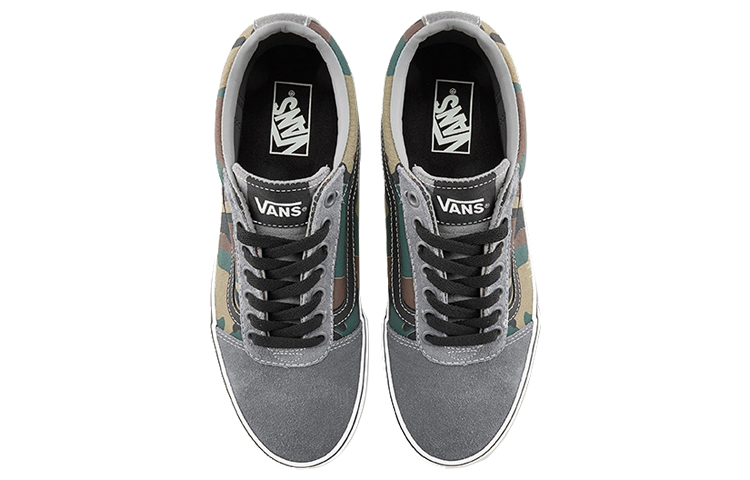 Кеды Vans Ward (серый / зеленый) — Серый / зелёный — фото 4