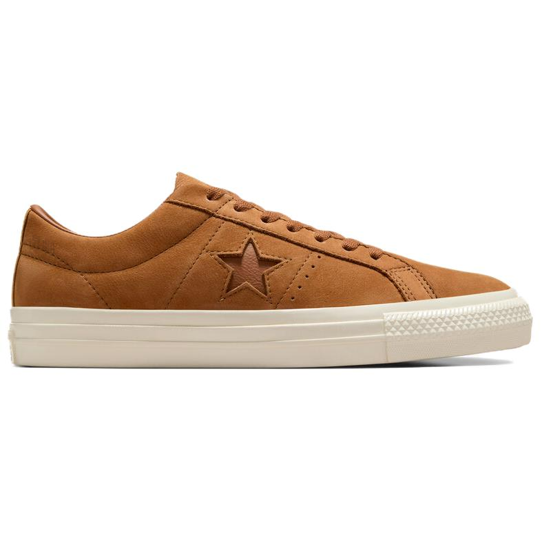 Унисекс кеды Converse Cons One Star Pro Nubuck (коричневые) — фото 2