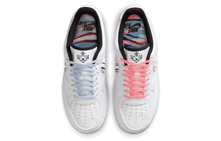 Мужские кроссовки Nike Air Force 1 Korea (красно-синий) — Красныйсиний — фото 4