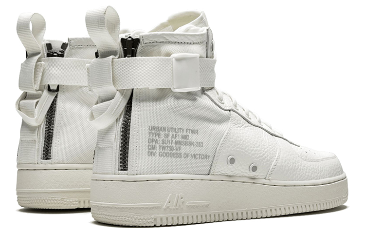 Кеды Nike Air Force 1 Triple Ivory OG (белые) — Белый — фото 3