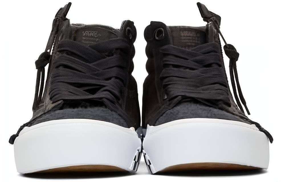 Кеды Vans SK8 Cap LX (черно-белые) — Чёрный / белый — фото 4