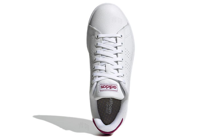 Женские кеды adidas neo ADVANTAGE (бело-фиолетовые) — Белый / фиолетовый — фото 5