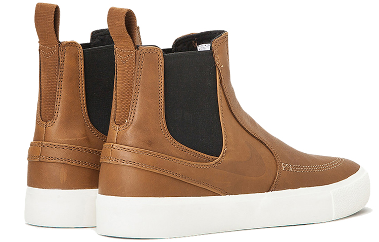 Кеды Nike SB Stefan Janoski Slip Mid RM (коричневые) — фото 4
