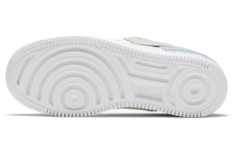 Женские кроссовки Nike Air Force 1 Shadow SE (бело-серые) — Белый / серый — фото 6