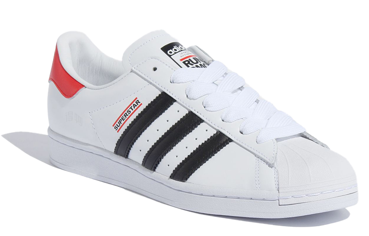 Кеды adidas originals SUPERSTAR (белый / черный / красный) — Белый / чёрный / красный — фото 3