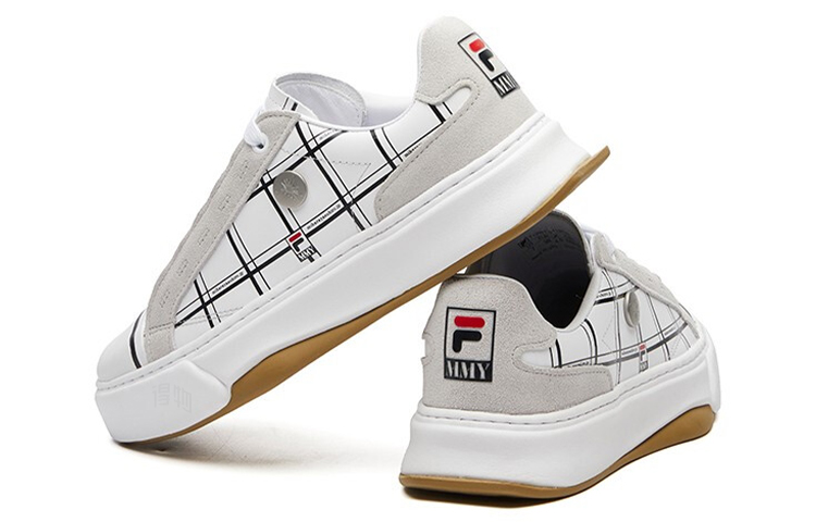 Женские кеды Fila FUSION Canvas Shoes (белые) — фото 4