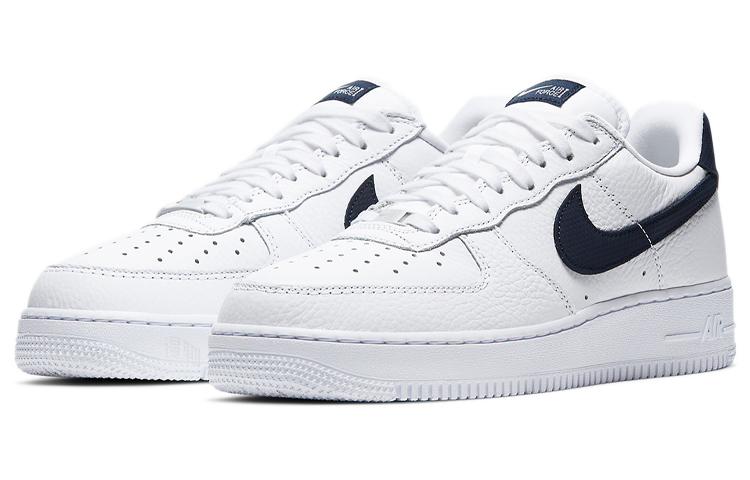 Кроссовки Nike Air Force 1 Craft (бело-черные) — Белыйчёрный — фото 3