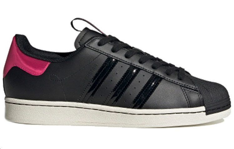 Кеды adidas Originals Superstar (черно-красные) — фото 2