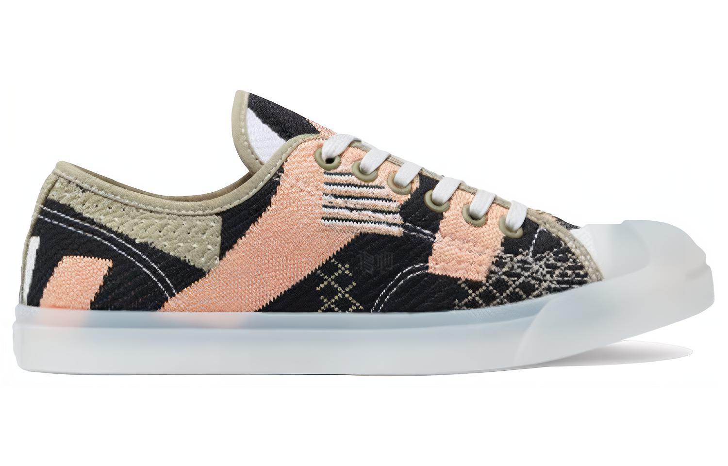 Унисекс кеды Converse Jack Purcell LP (черно-оранжевые) — Чёрный / оранжевый — фото 2