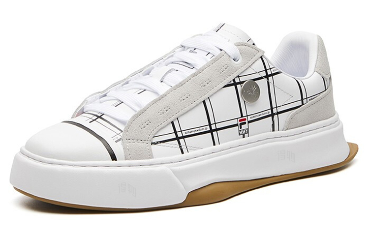 Женские кеды Fila FUSION Canvas Shoes (белые) — фото 2