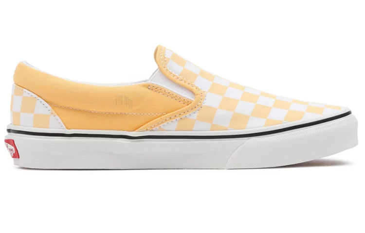 Кеды Vans slip-on (желто-белые) — фото 2