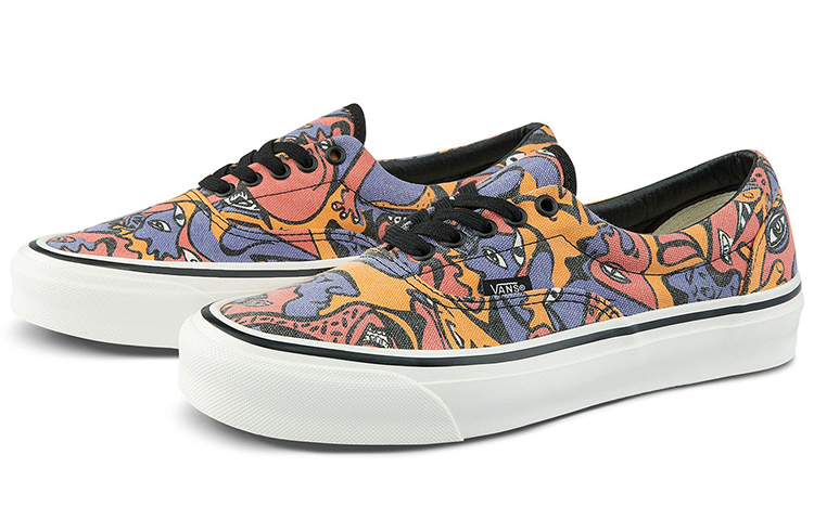 Кеды Vans Era Lx (оранжево-фиолетовые) — фото 2