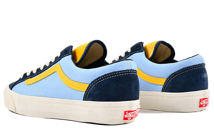 Кеды Vans Style 36 Lx (желто-синий) — Жёлтыйсиний — фото 4
