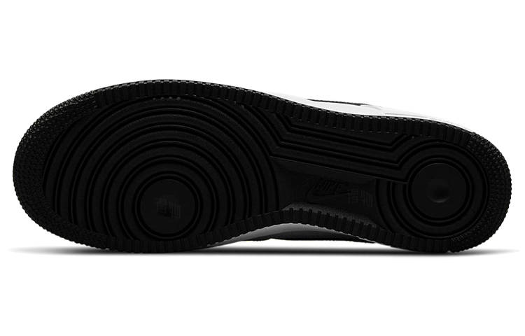 Мужские кроссовки Nike Air Force 1 Just Do It (бело-черно-зеленые) — фото 5