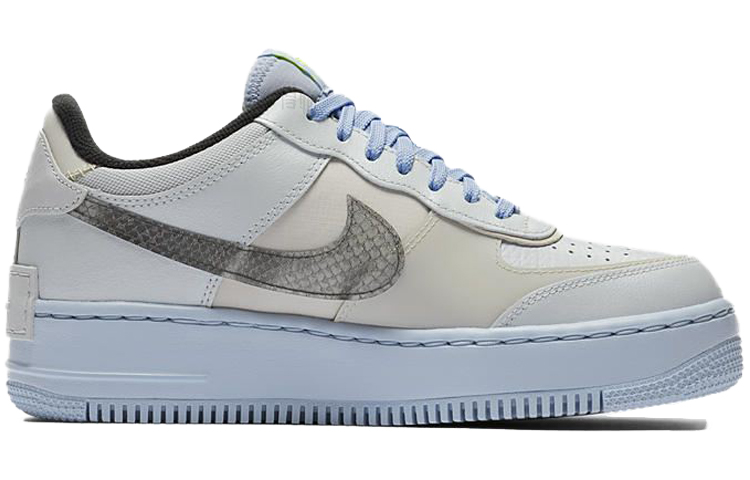 Женские кроссовки Nike Air Force 1 Shadow (голубые) — 雾蓝 — фото 2