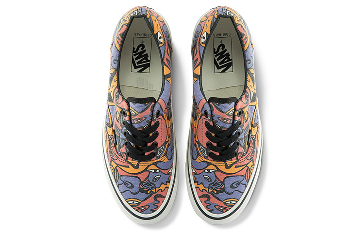 Кеды Vans Era Lx (оранжево-фиолетовые) — фото 3