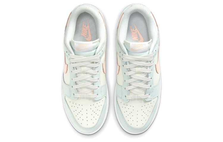 Женские кроссовки Nike Dunk Low Barely Green (мятный) — 薄荷绿/淡粉 — фото 4