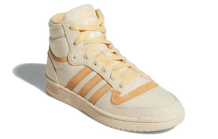 Женские кеды adidas Originals Top Ten RB (бежево-оранжевые) — фото 3