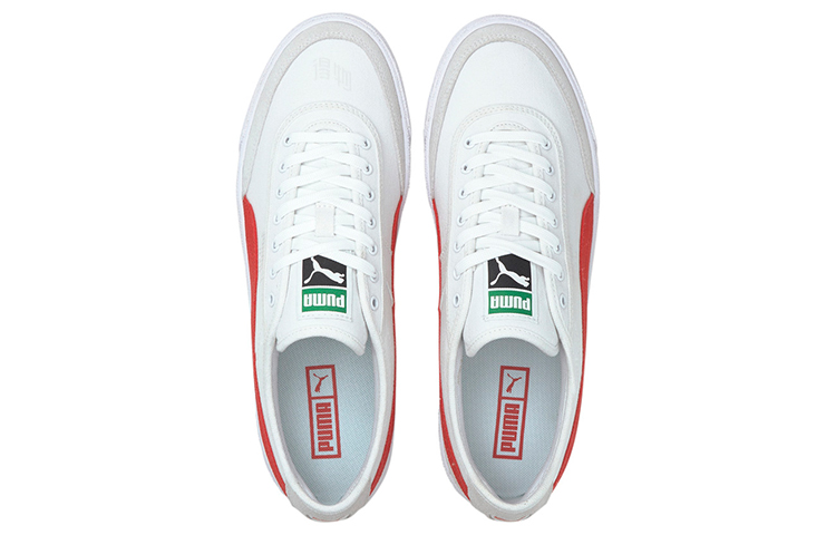 Кеды PUMA Oslo Vulc CVS (бело-красные) — фото 3