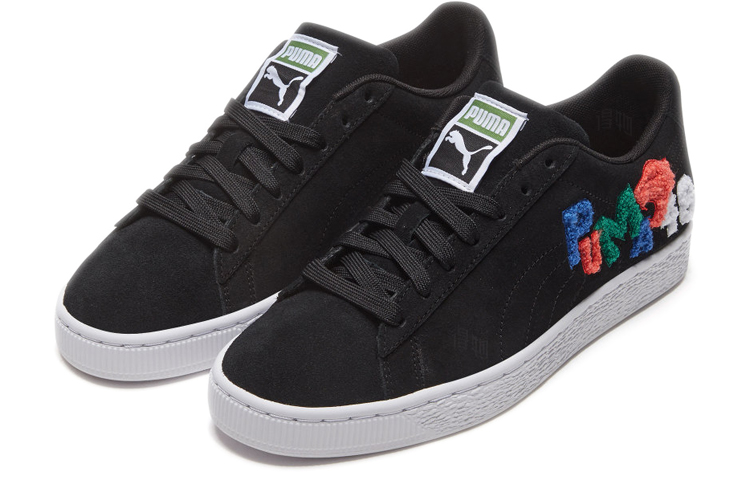 Кеды PUMA Suede Classic Badges (черный) — фото 3